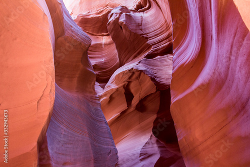 Antelope canyon in Arizona desert