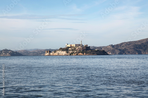 The alcatraz island is famous in sanfrancisco,California,USA. © pumppump