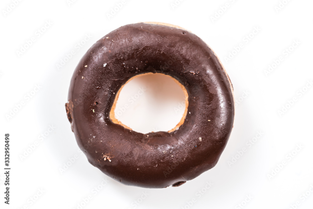 Donuts on a white background. Donuts on a white background.