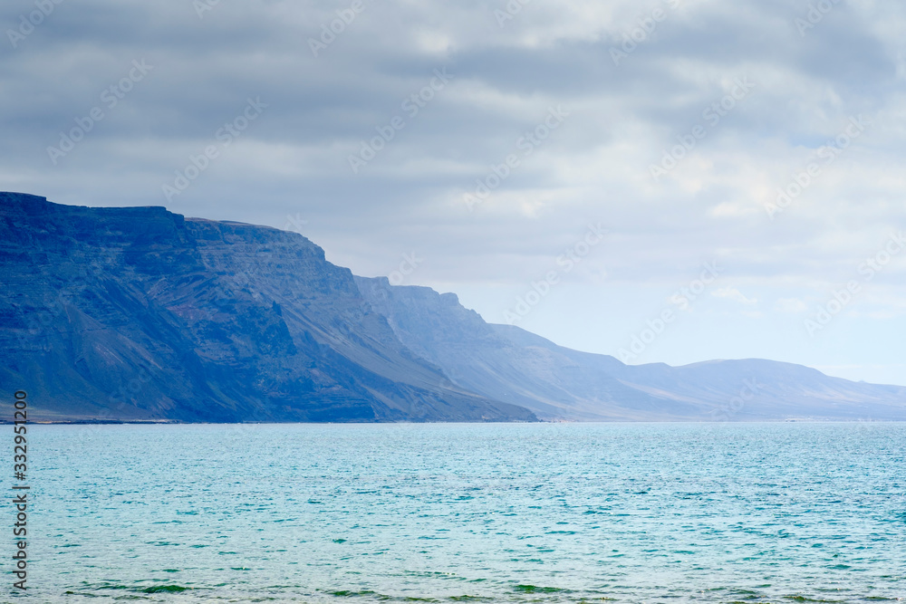 view of lanzarote island, canary islands