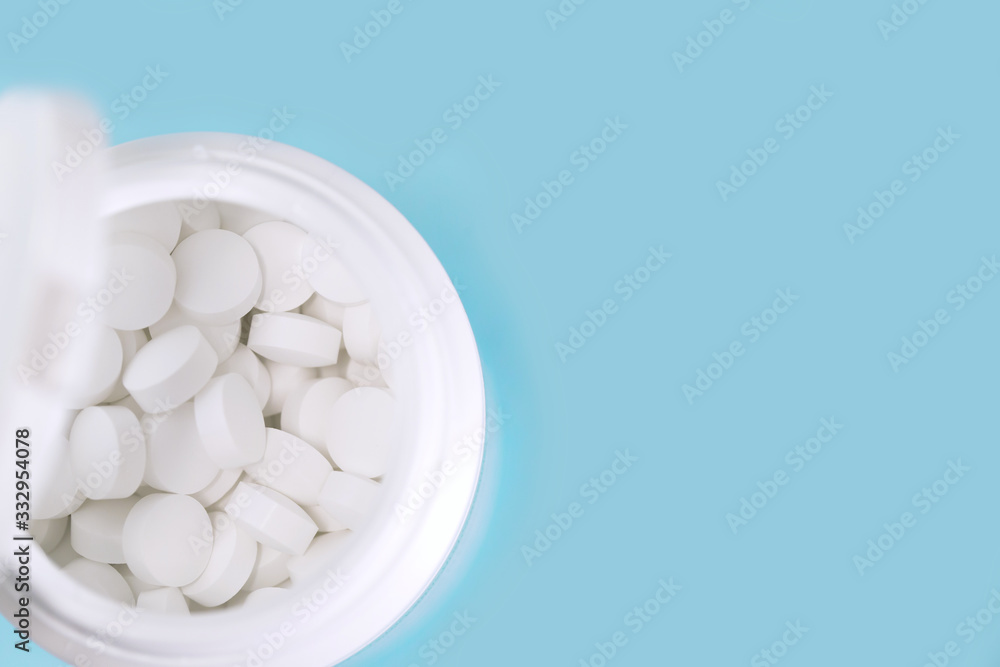 Pills in a bottle close up. Health care theme concept. Pills in a bottle close up. Health care theme concept.