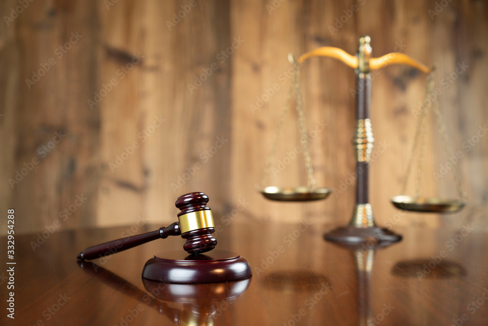 Lawyers office concept. Law symbols composition: scale and gavel. Lawyers office concept. Law symbols composition: scale and gavel.