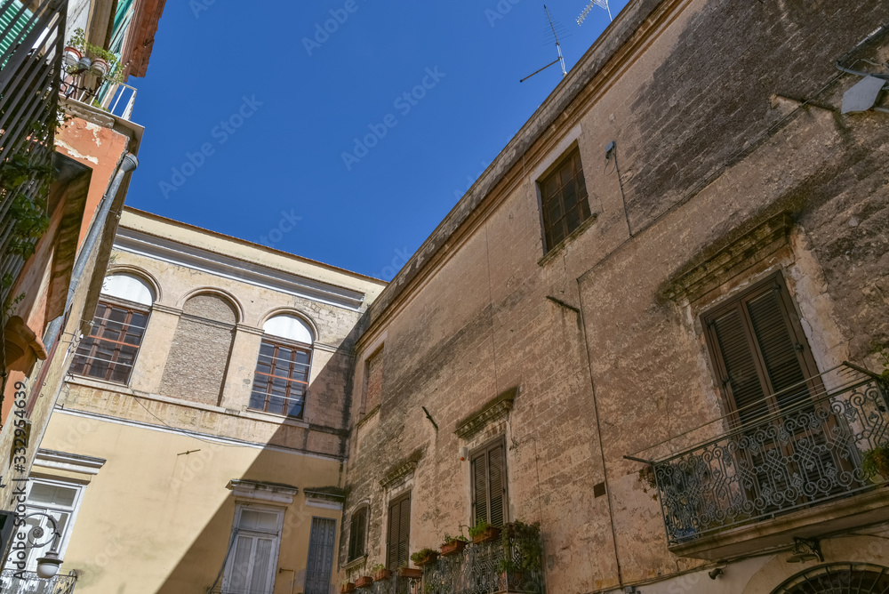 Ancient buildings in the City of Foggia by Morning Ancient buildings in the City of Foggia by Morning