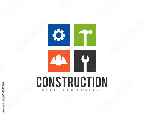 Construction Building Logo Icon Design Vector