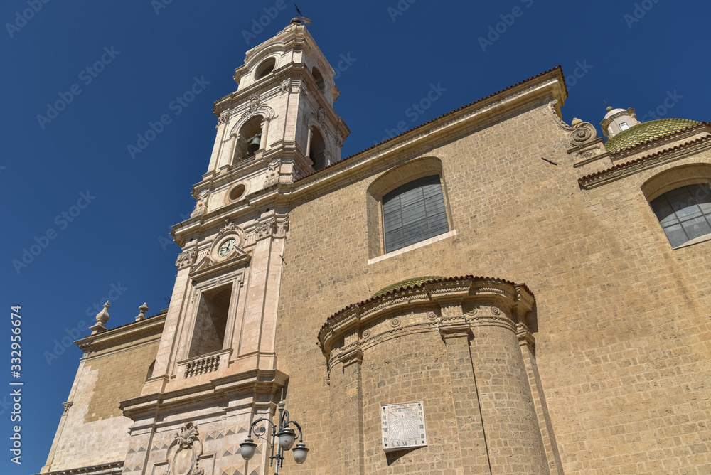 Historical Cathedral of Foggia by Morning