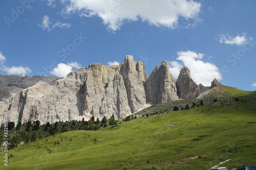 Dolomiten, Sellatürme, Berge