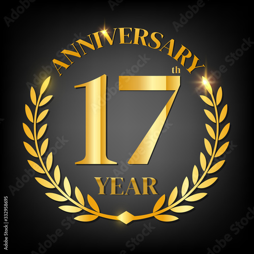 17th golden anniversary logo