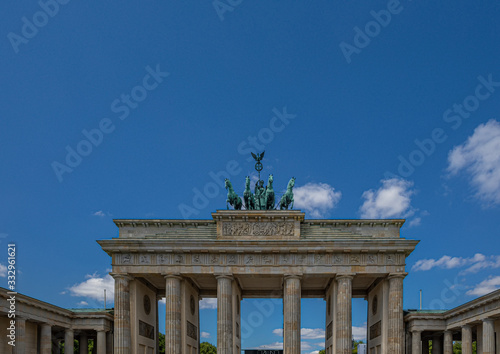 Picture of the towns landmark Brandenburger Tor in Berlin