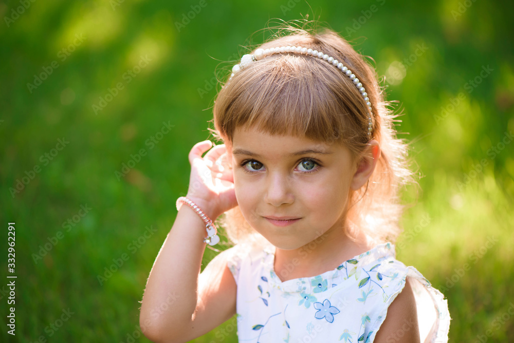 Portrait of a beautiful young little girl Portrait of a beautiful young little girl