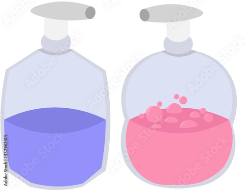 Soap and antiseptic. Cleanliness and hygiene. Preventive measures. The fight for health.