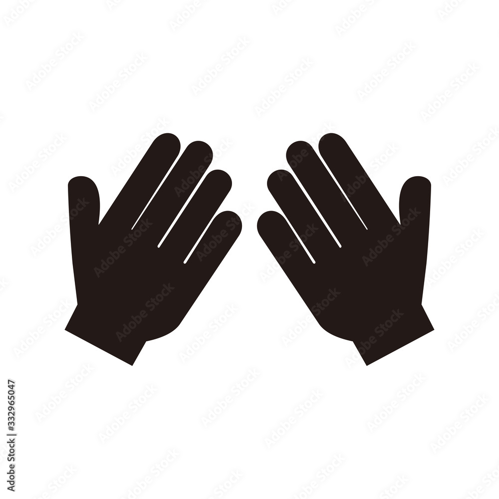 Hand vector icon symbol illustration Hand vector icon symbol illustration