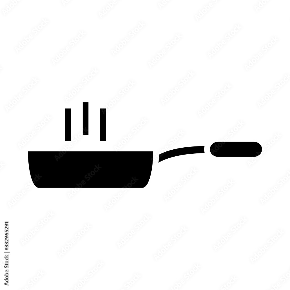 frying pan icon vector frying pan icon vector