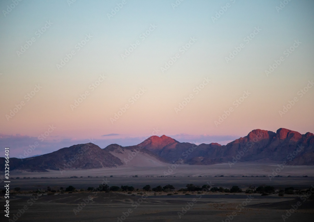 Mountains at the namib desert in Namibia