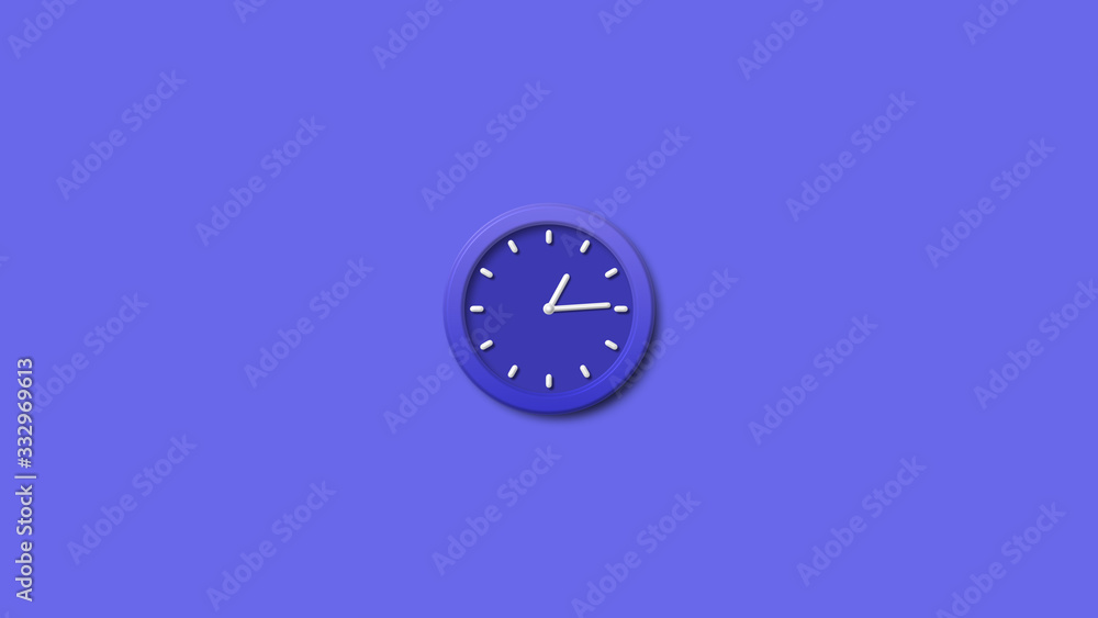 Amazing blue color 3d wall clock icon,analog blue clock icon Amazing blue color 3d wall clock icon,analog blue clock icon
