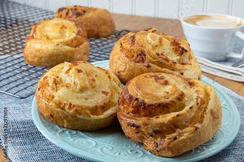 Hot French bake cheese bread buns