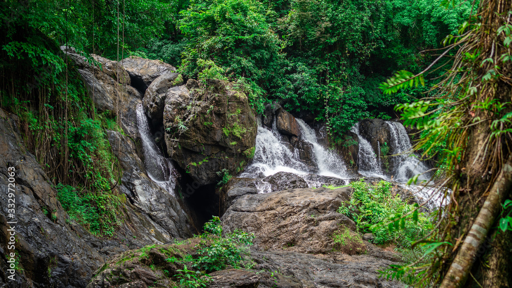 Beautiful Natural Rock Cliff Waterfall Beautiful Natural Rock Cliff Waterfall