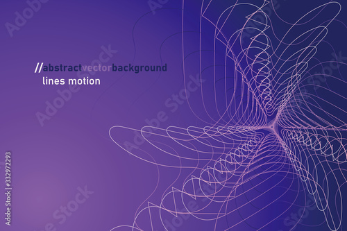 Abstract vector lines background