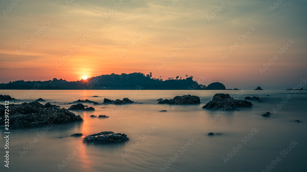Tropical Stone Sea At Dawn