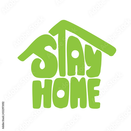 Coronavirus Covid-19, quarantine motivational poster. Stay home to reduce risk of infection and spreading the virus. Quote vector illustration