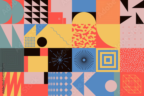 Neo Modernism Artwork Pattern Design