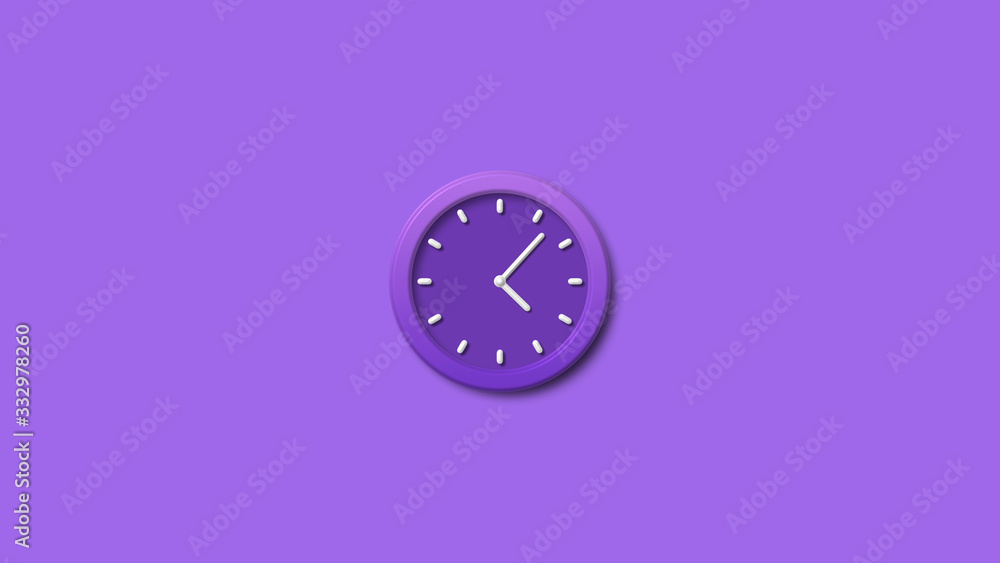 New purple color wall clock,3d wall clock icon,clock icon New purple color wall clock,3d wall clock icon,clock icon