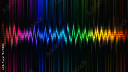 gradient abstract background with equalizer