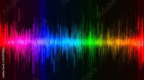 gradient abstract background with equalizer