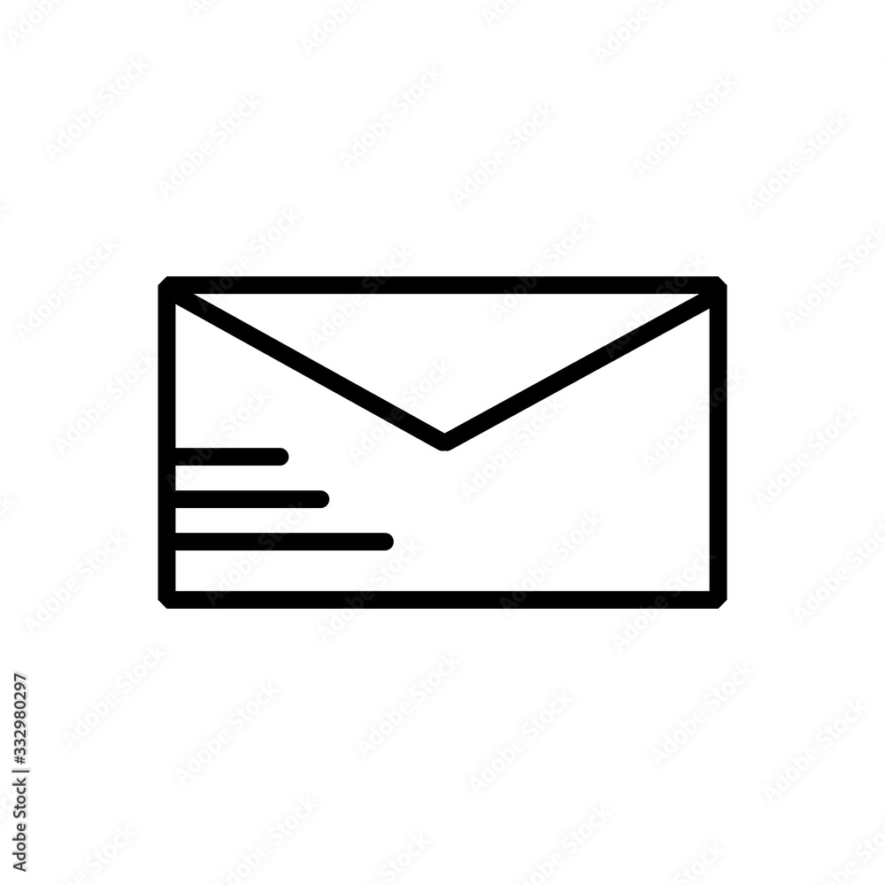 envelope icon vector template