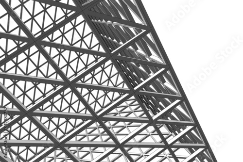 Structure building construction. Industrial background