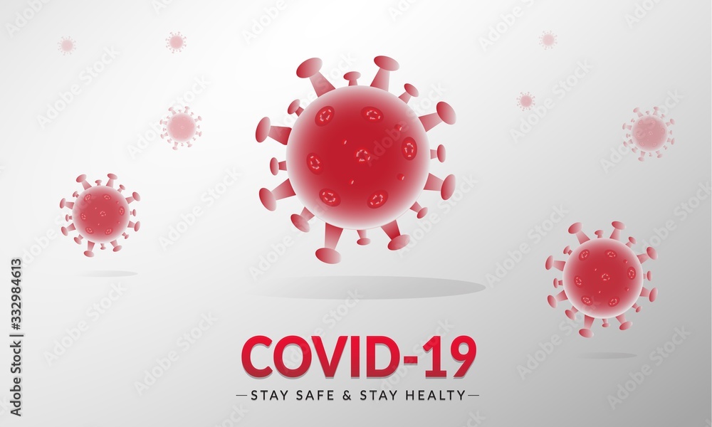 illustrations Vector Graphic Of Coronavirus disease COVID-19 infection medical isolated. New official name for Coronavirus disease named COVID-19. illustrations Vector Graphic Of Coronavirus disease COVID-19 infection medical isolated. New official name for Coronavirus disease named COVID-19.