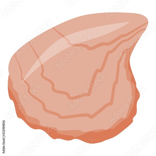 Mussels seafood icon. Isometric of mussels seafood vector icon for web design isolated on white background