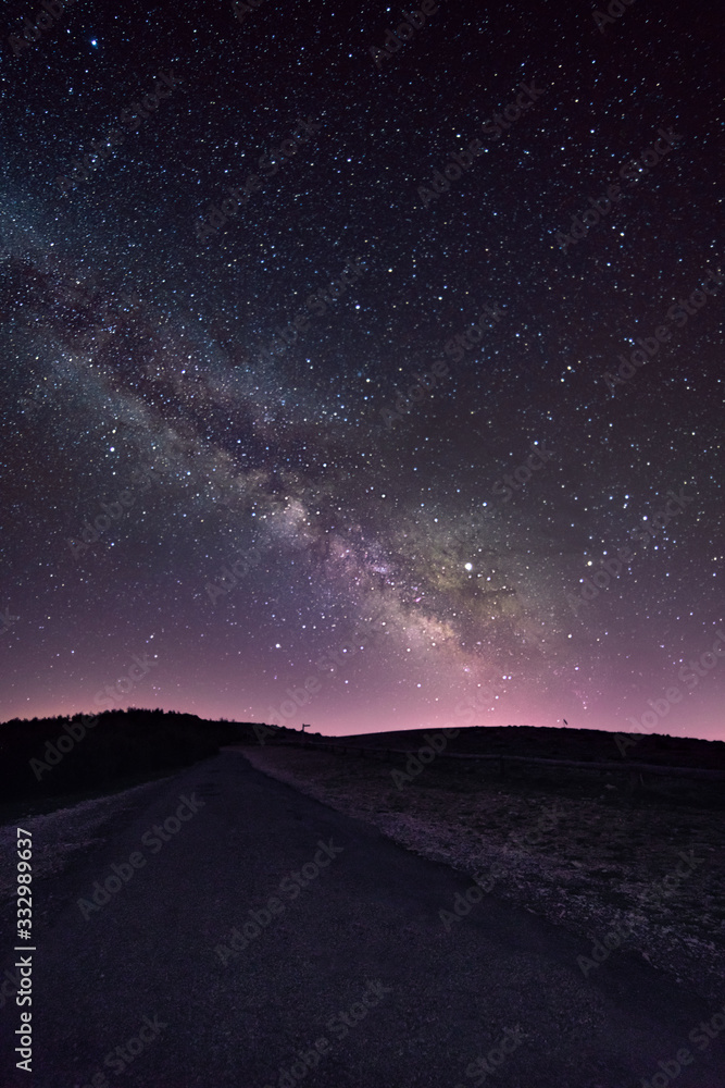 Milky way in thw mountain