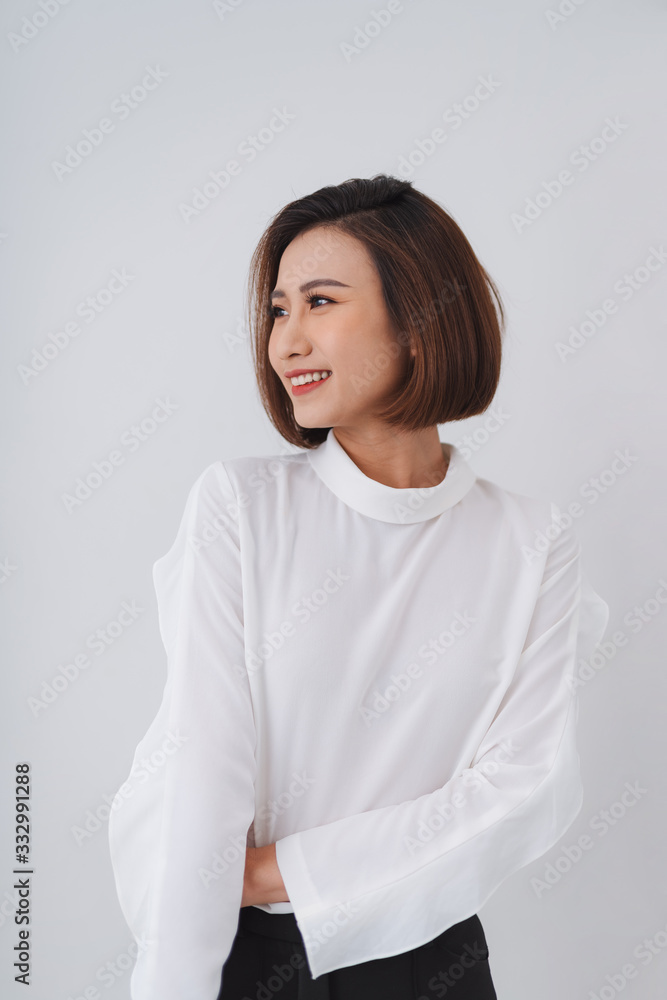 Portrait of elegantly dressed young gorgeous asian woman Portrait of elegantly dressed young gorgeous asian woman