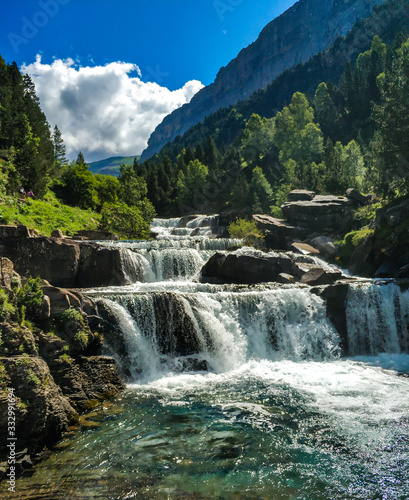 Ordesa Natural Park A fantastic place for those who loves doing trekking and disconnect of everything with beatiful waterfalls. Perfect to explore nature in the beatiful Pirenees.