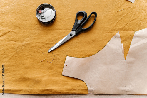 Seamstress desk photo