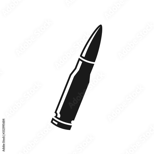 bullet icon in trendy flat design