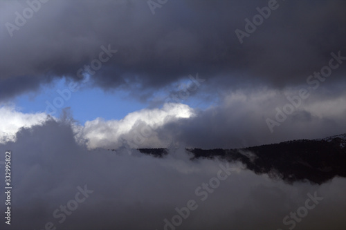 clouds in the sky,nature,landscape, mountain,storm,view, mist, cloudy 