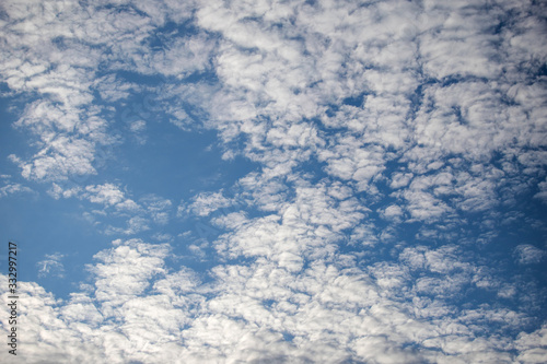 white fluffy clouds