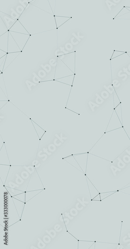 Network Mesh Procedural Art background illustration