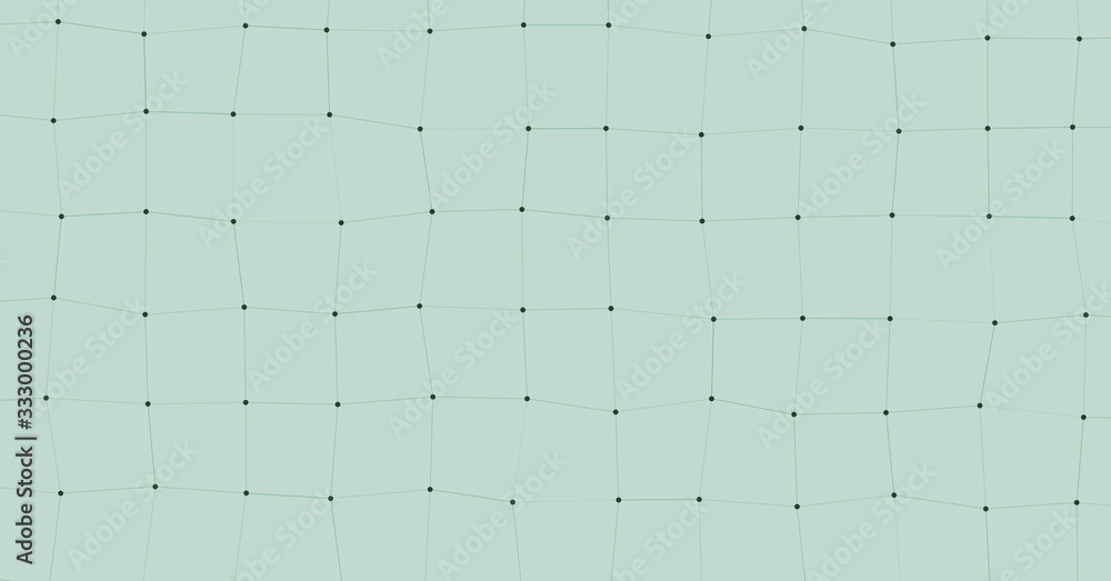 Naklejka premium Network Mesh Procedural Art background illustration