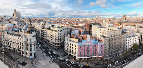 Madrid Cityscape Panorama photo