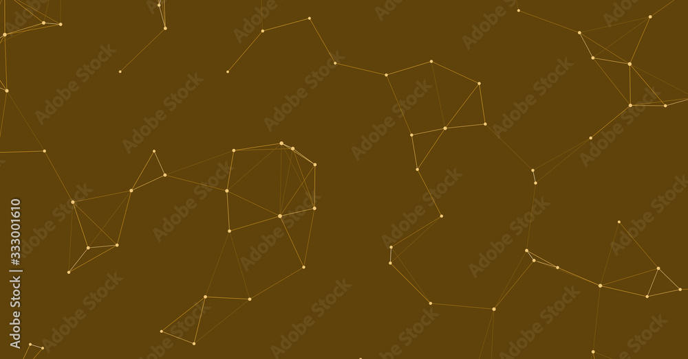 Network Mesh Procedural Art background illustration