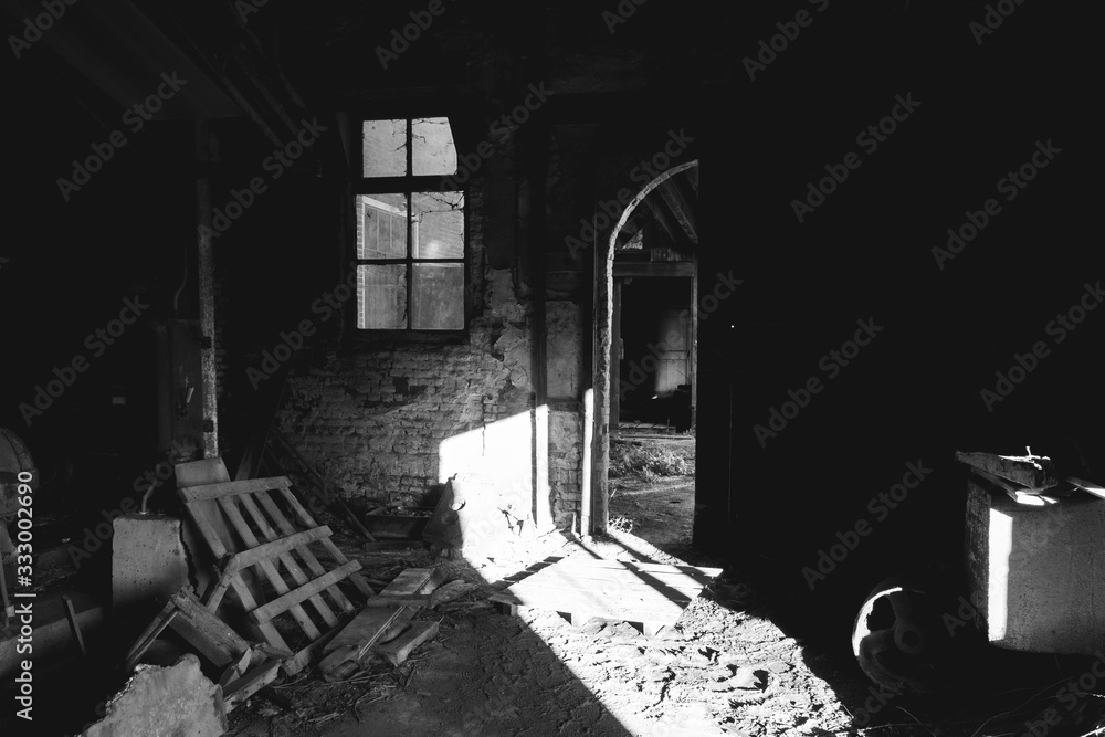 Urbex, urban exploration, old abandoned dutch factory. Urbex, urban exploration, old abandoned dutch factory.