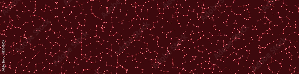 Fototapeta premium Network Mesh Procedural Art background illustration