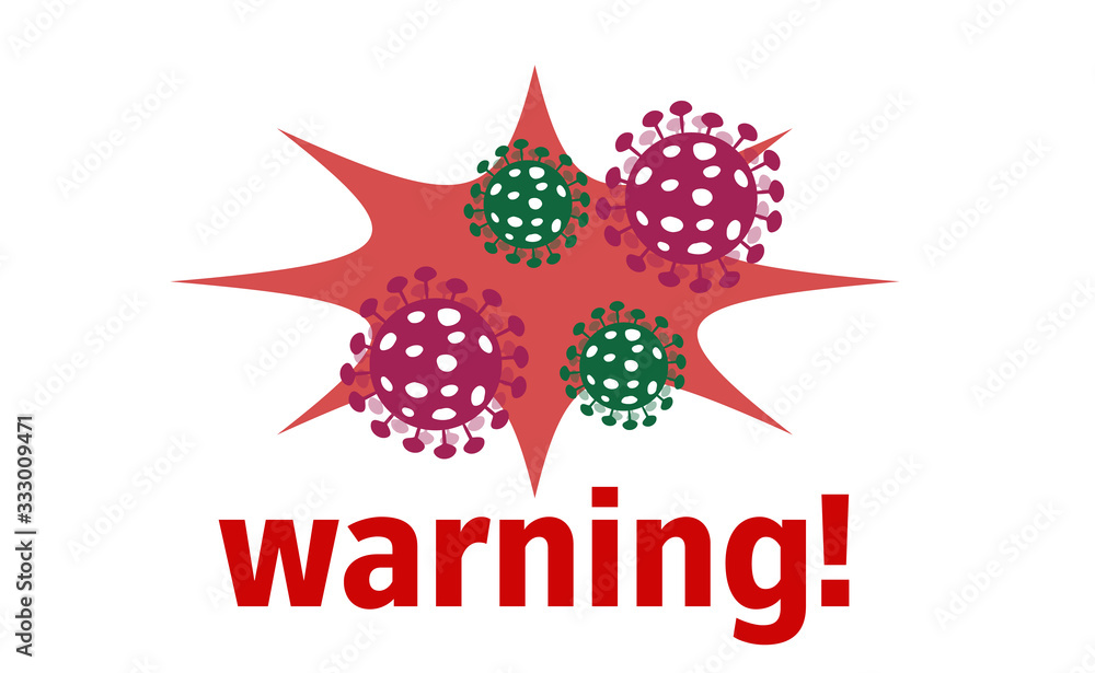 Obraz premium Coronavirus outbreak and coronaviruses Banner background. Coronavirus 2019-nCoV. Pandemic medical health risk, immunology, virology, epidemiology, methods infographics concept.