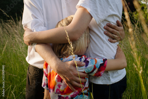 Family hug