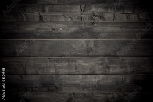 Texture od wooden planks. Wall made of antique wood. Raw wood after years.