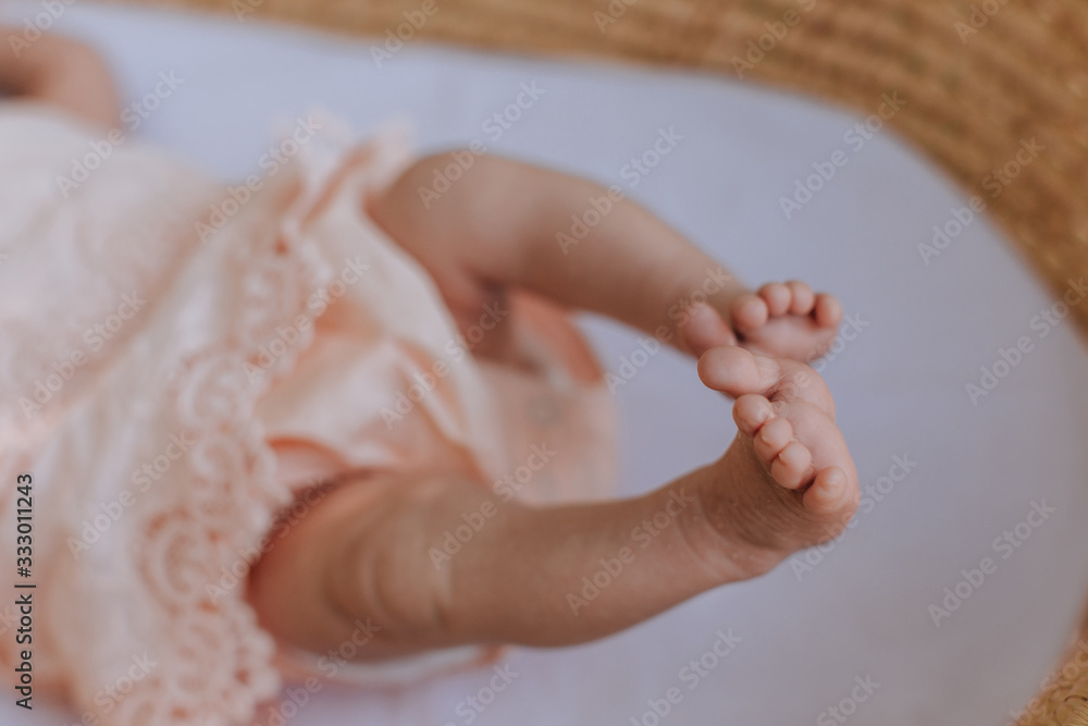 Closeup of Baby's Feet and Toes Closeup of Baby's Feet and Toes