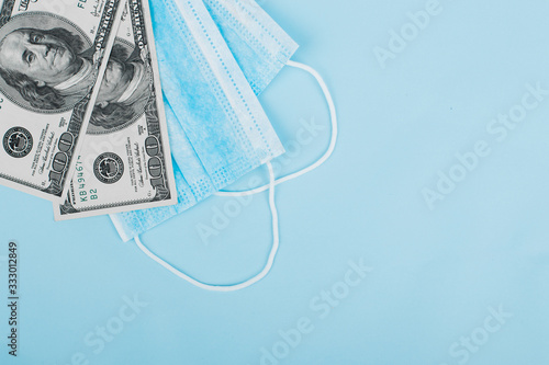 Canvas Print Sale of medical masks