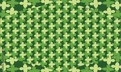 Green Shape Textile Design